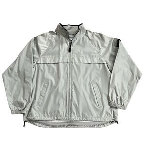 Old Navy Men's Gray Lightweight Full Zip Windbreaker Rain Jacket‎ Size: XL NWOT